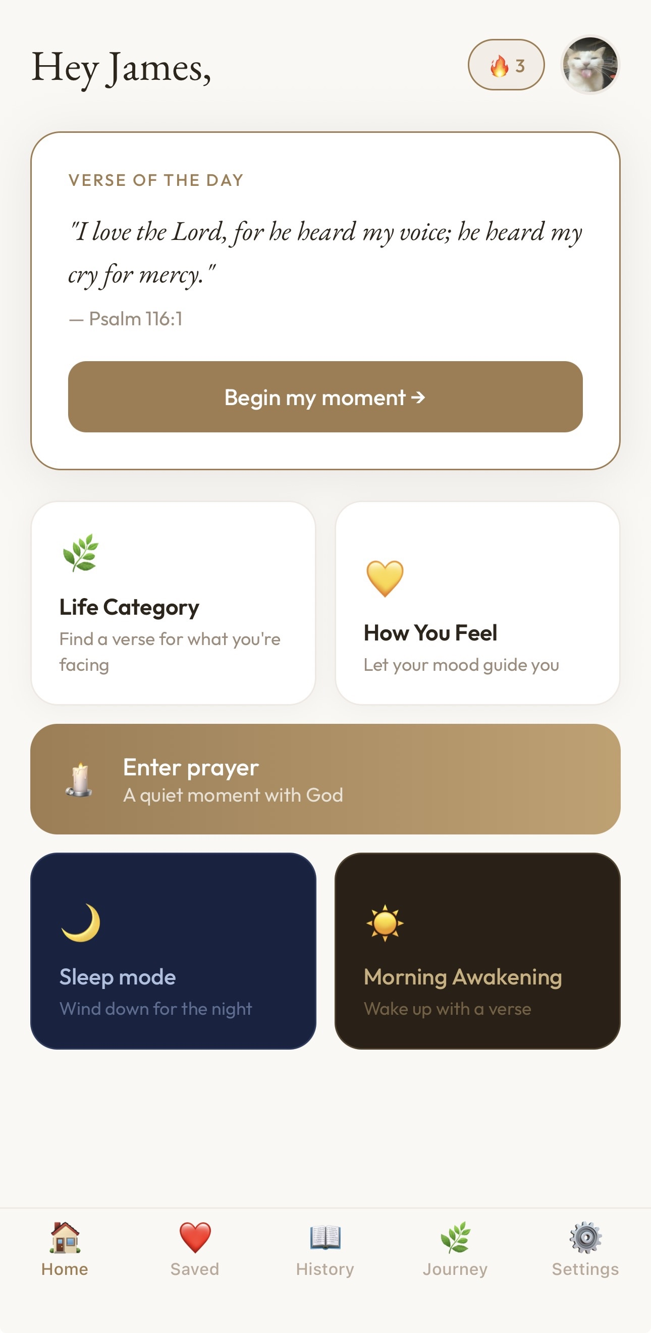 Still app home screen